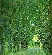 allea i slottet kammers park Gustav Klimt